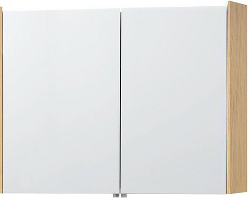 SPIEGELK.MOLTO 91CM M.VERL.LEDL.EIK BRS.