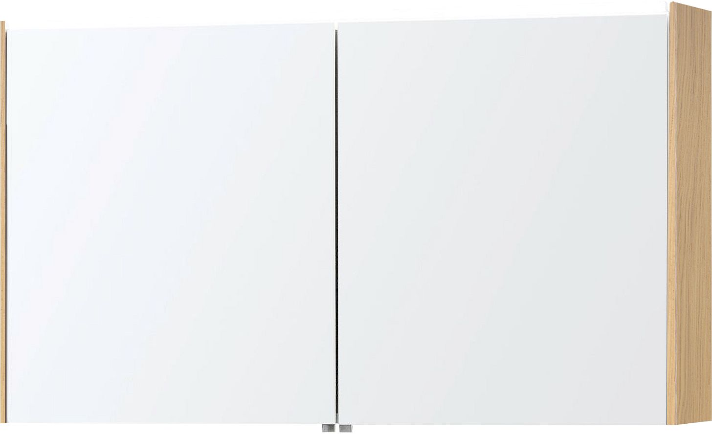 SPIEGELK.MOLTO 121CM M.VERL.LEDL.EIK BRS