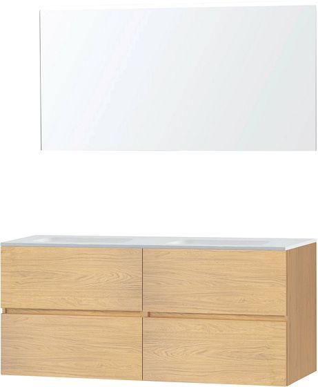 MEUBEL MOLTO EIK BRONS 140 SOLID SPIEG.