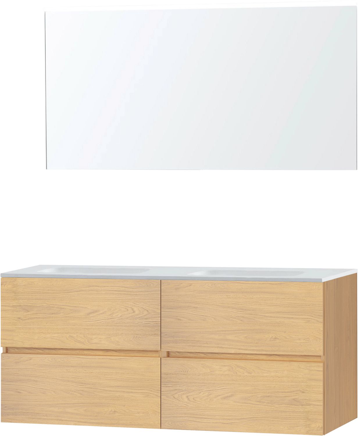 MEUBEL MOLTO EIK BRONS 140 SOLID SPIEG.