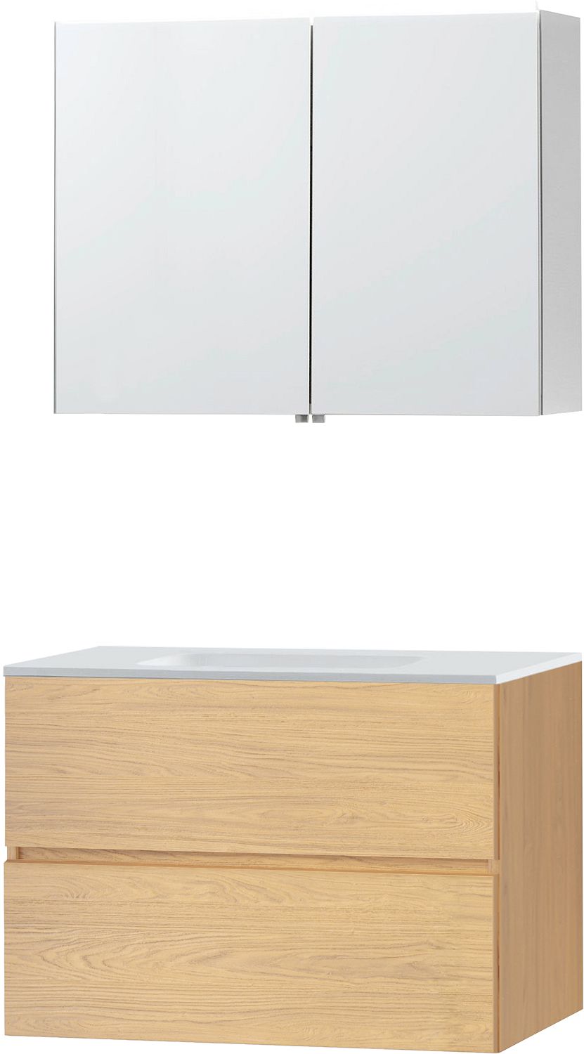 MEUBEL MOLTO EIK BRS.90 SOLID SPIEGELK