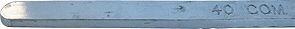 SOUDURE ZINC 40% BAGUETTE PLATE 750GR
