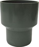 REGENWATER AFVOER PVC GRIJS
