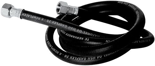 TUYAU GAZ COMPLET FF +ECROU 1/2&quot;- 50CM