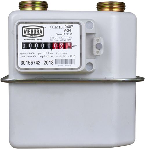 COMPT.DE GAZ+RACCORDS 6/4&quot; G 0,16-25M3/H