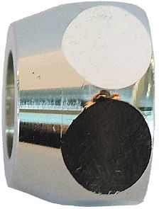 KOPPELING SCHELL 3/8&quot;F-10MM KLEM CHROOM