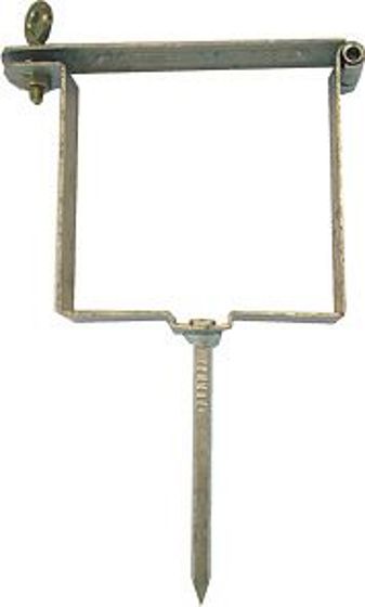 GALVA SCHARNIERBEUGEL VIERKANT 100-100MM