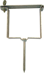 GALVA SCHARNIERBEUGEL VIERKANT 100-100MM