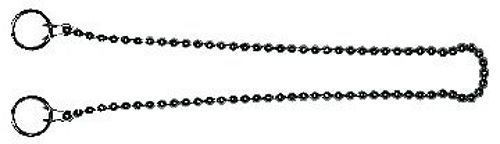PARELKETTING 30CM CHROOM