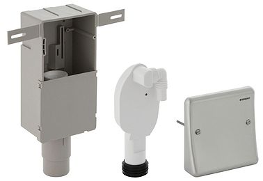 INBOUWSIFON+PLAAT WASM.GEB.50/56MM INOX