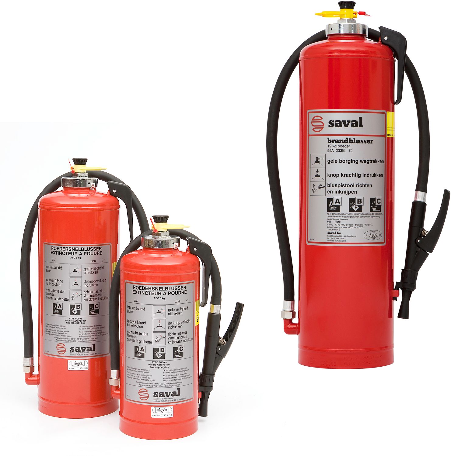 EXT.+POUDRE ABC BENOR 12KG PG12 STAND.