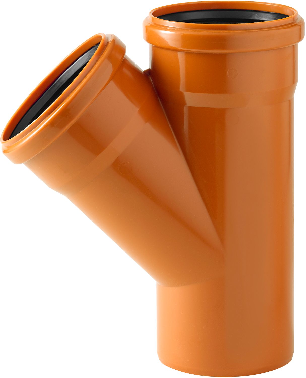 REDUCTION PVC-T 45°EGOUT125-110-125RO/BR