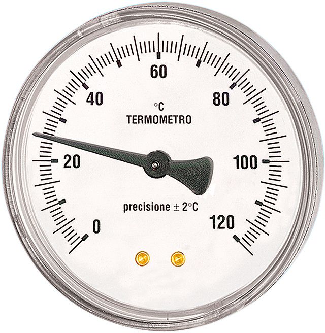 BIMETAAL THERMOMETER T 100/75 1/2&quot;