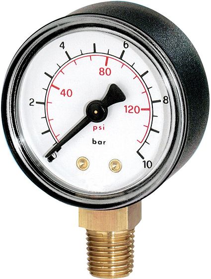 MANOMETER MDR 63/10 1/4&quot; 0-10KG RAD