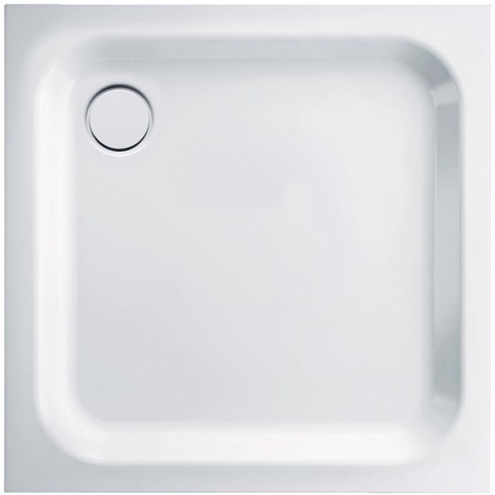 TUB PLTST.VLAK BETTE   70-70-6,5 WIT