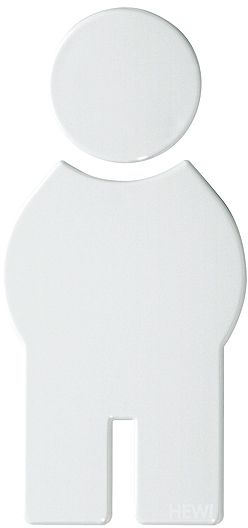 SYMBOLE HOMME HEWI 801 BLANC