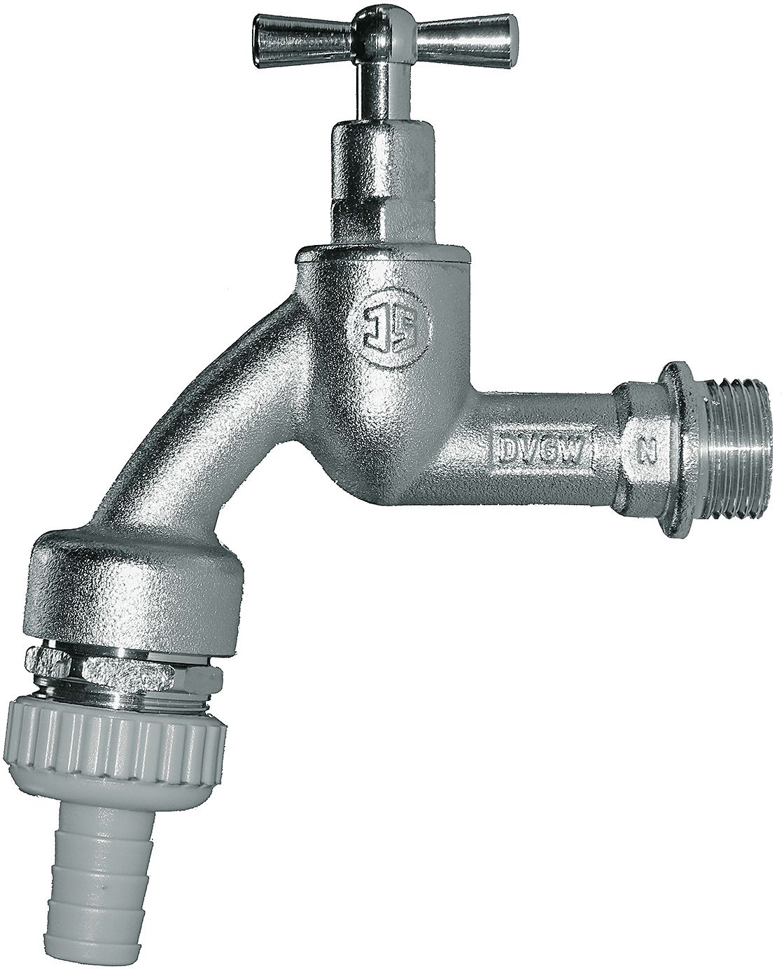 ROB.DBL SERV.BELGAQ. HA 1/2"CHROMAT