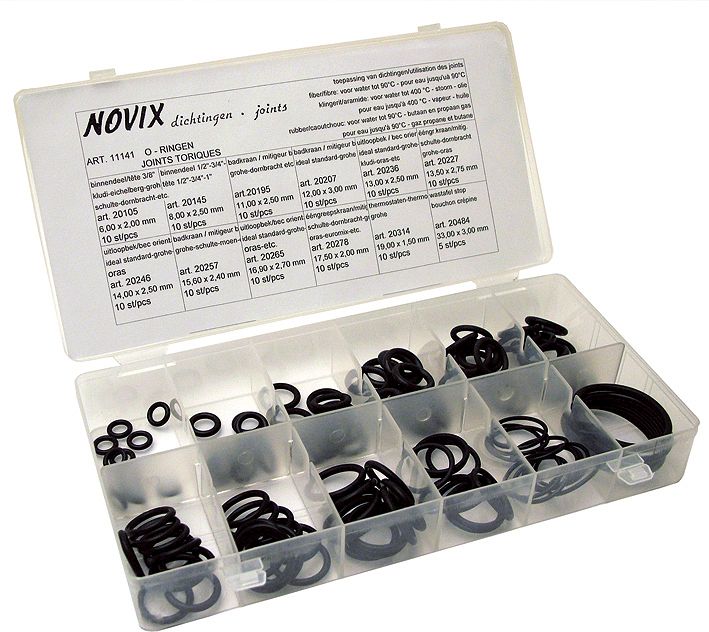 SET O-RINGEN NOVIX