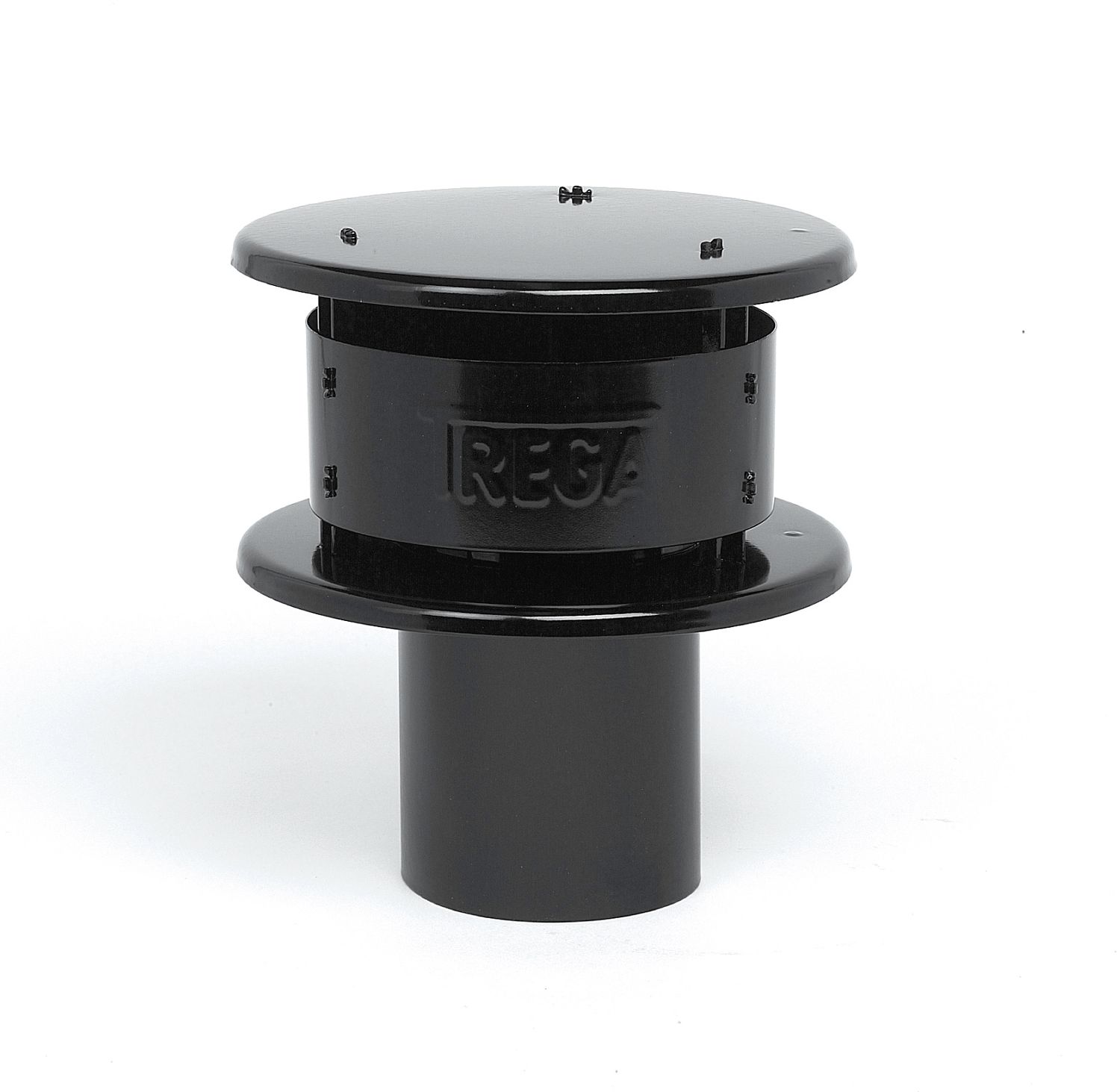 CHAPEAU TREGA ALU NOIR 130MM
