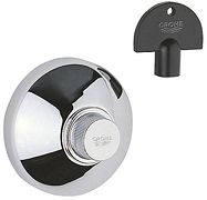 KLEURS.INB.STOPKRAAN M.SLEUTEL GROHE