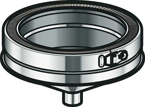 CÔNE D&#39;ECOULEM. THERM-INOX POUJ.250MM DP