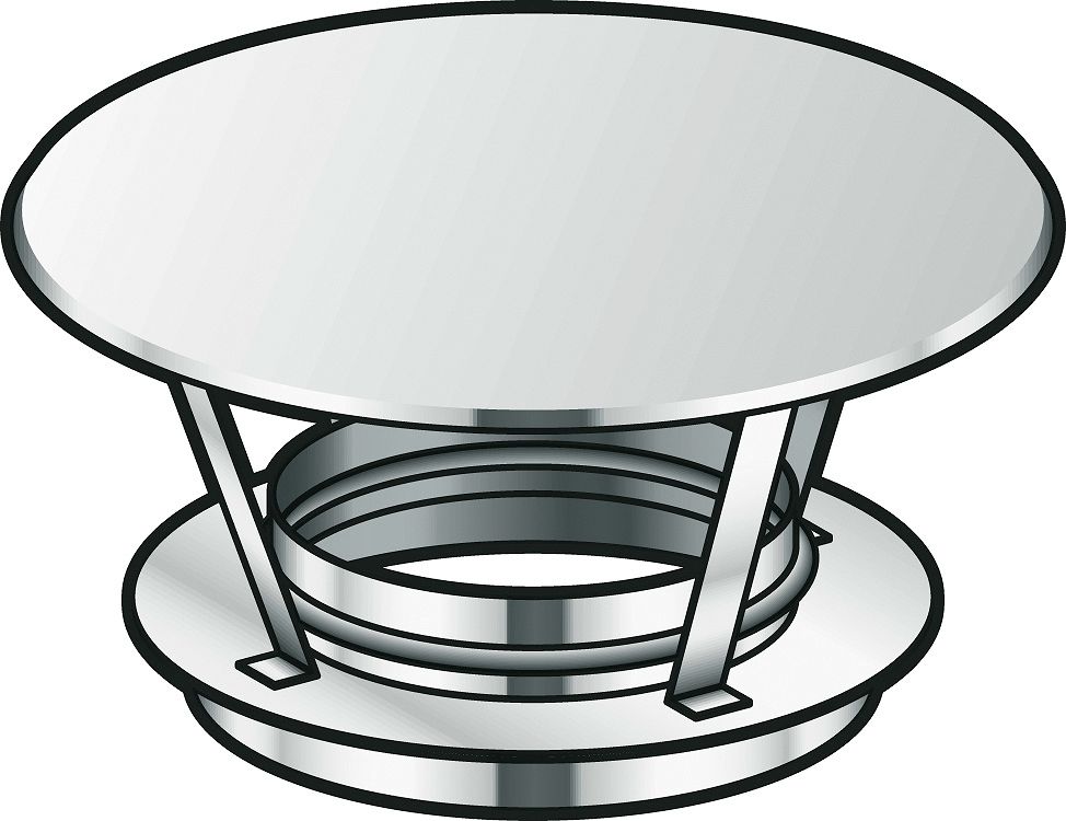 THERM-INOX REGENKAP POUJ.100MM DW