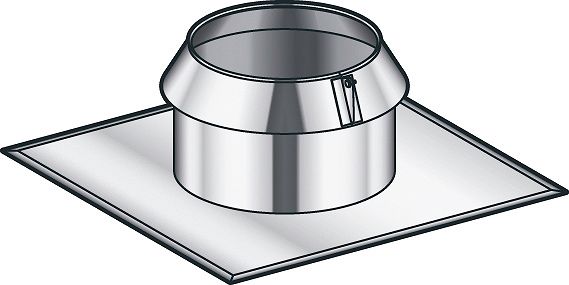 SOLIN THERM-INOX TOIT.PLATE POUJ.150MM