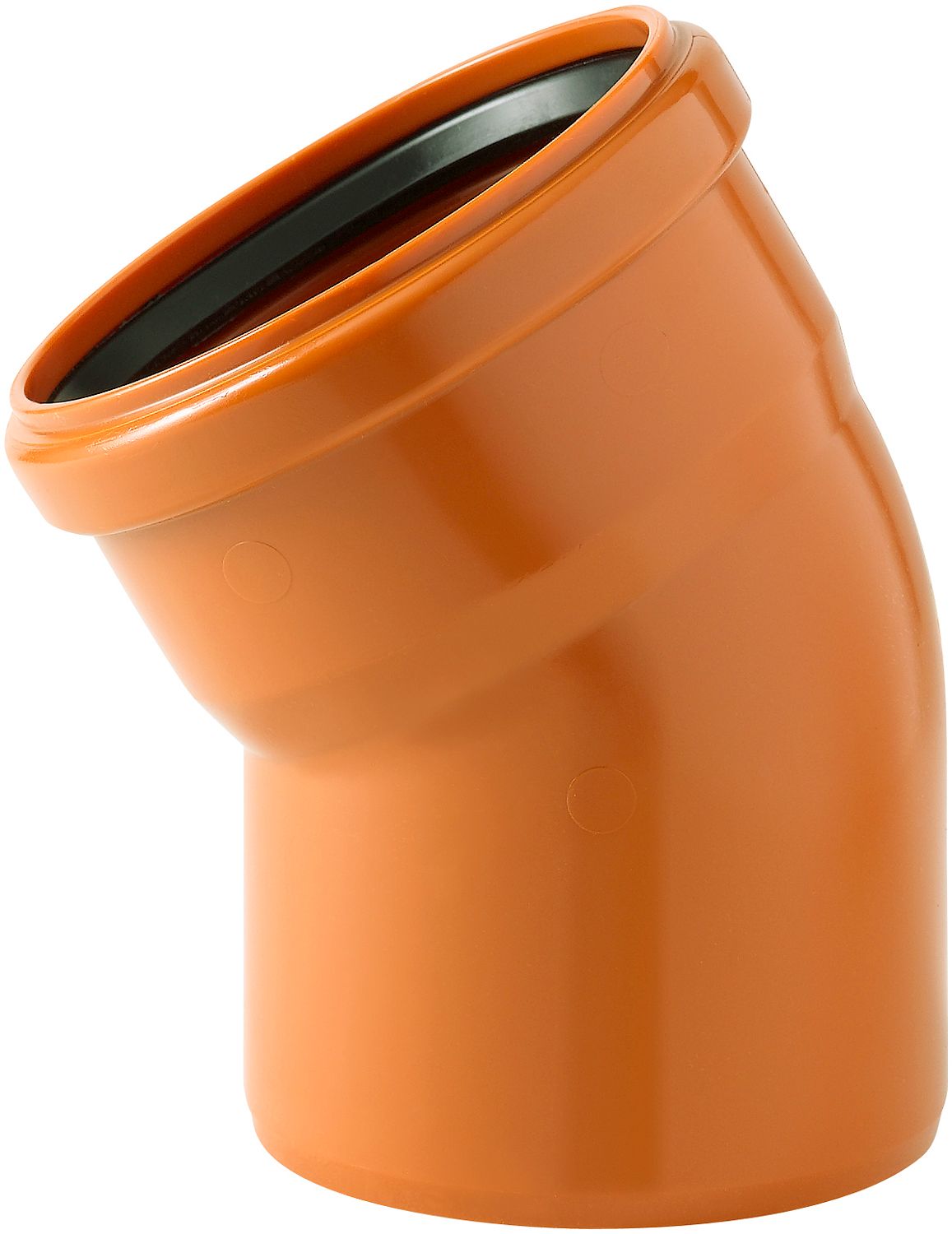 COUDE PVC EGOUT 110MM 30° ROUGE/BRUN