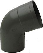 ELLEBOOG RWA ROND 67° PVC DONKERGRIJS