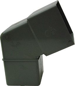 PVC ELLEB.GRIJS RWA VIERK.67GR. 80- 80MM