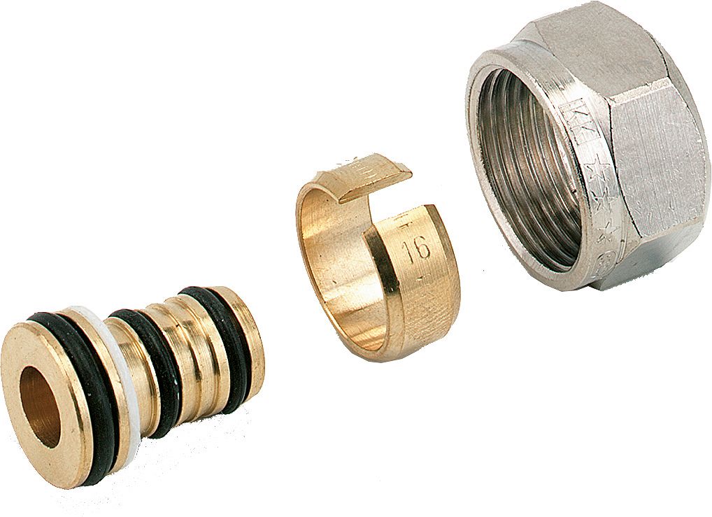 AANSLUITKOPP.COM.ALUPEX 16MM-M22SET(2ST)