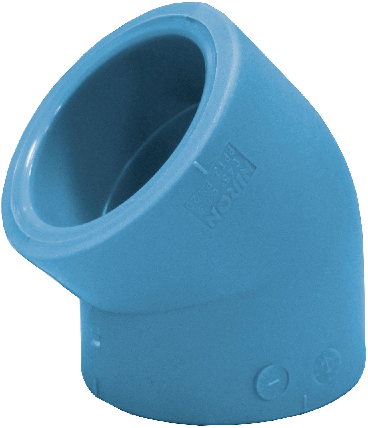 ELLEBOOG 45° 90MM NIRON NUPI