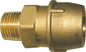 KOPPELING 20MM-1/2&quot;M MESSING NIRON NUPI