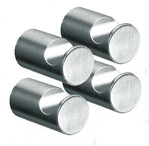 KAPSTOK 4 HAAKJES VOLA  CHROOM 28MM