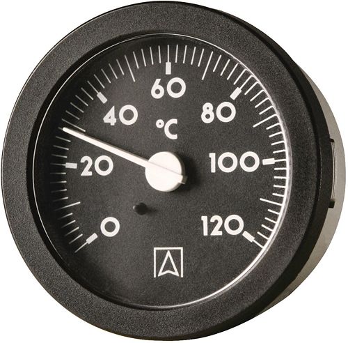 THERMOMETRE ROND + CAPILLAIRE T110 D.52