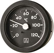 RONDE THERMOMETER MET CAPILLAIR