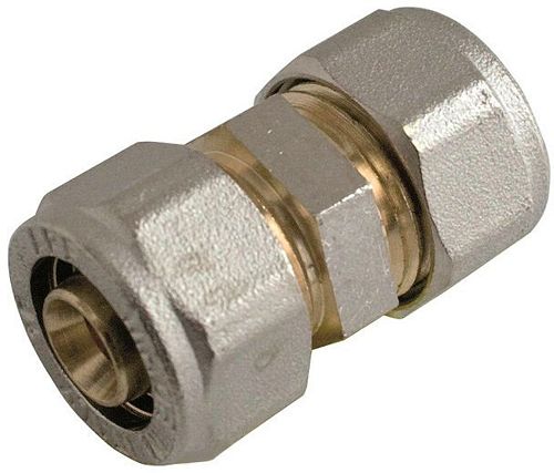 SCHROEF KOPPELING 20-20MM ALUPEX