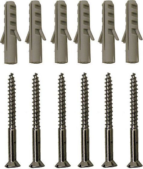 SET VAN 6 VIJZEN 4,5-50MM +6 PLUGS M8
