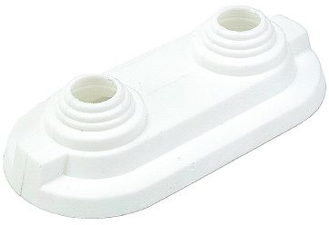 DUBBEL ROZET INBOUWD.CV COM.14-18MM 35MM