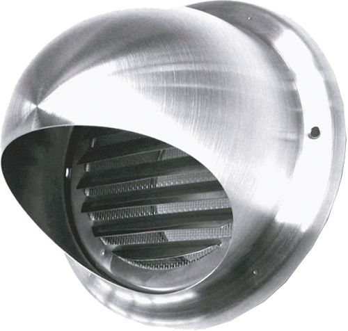 grille d'aeration sus inox 100mm <450m³