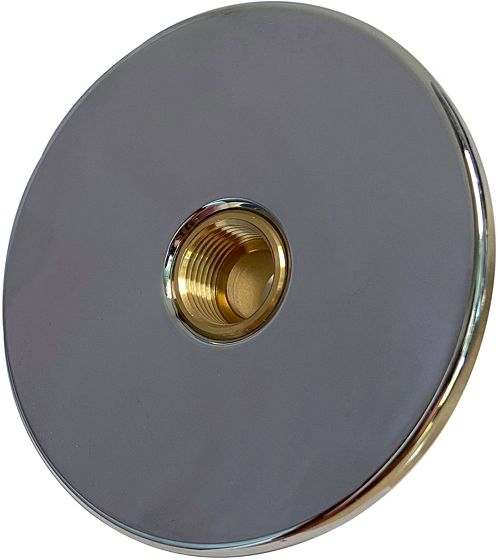 STRAATPLAAT ROND 1/2&quot;CHR+AANSL.3/4M