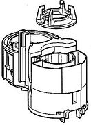 HEFMECHANISME PNEUM. KLOK GEBERIT