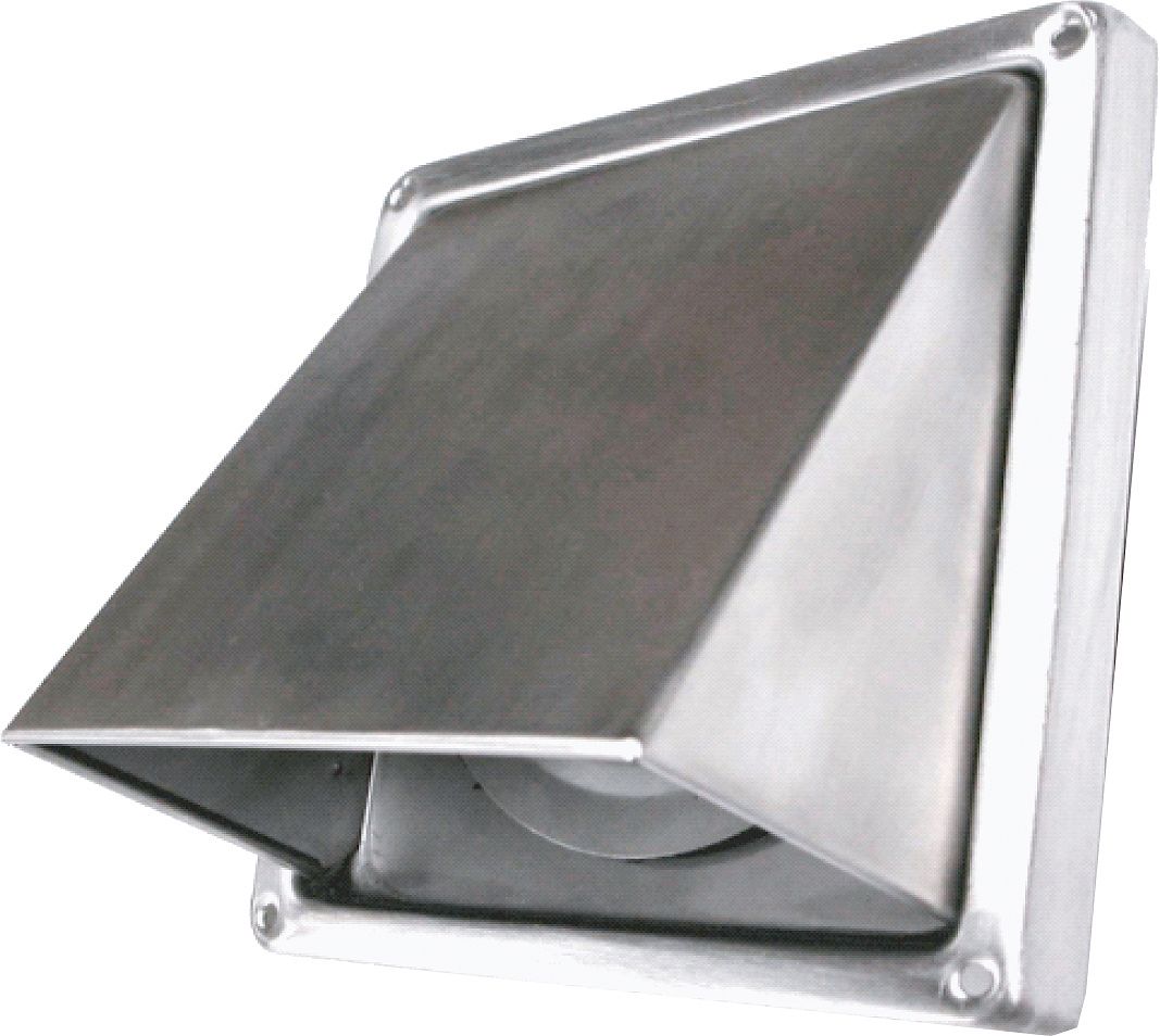 UITBLAASROOSTER VIERKANT SUA INOX 100MM