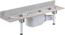 VLOERGOOT + PUT WAND CERALINE  INOX