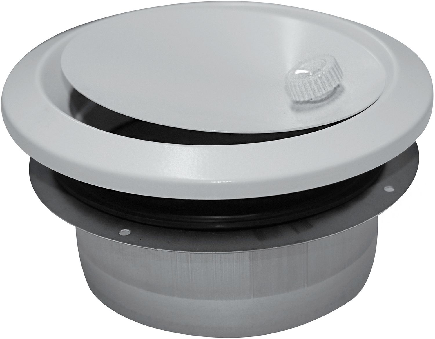 TOEVOERVENT.REGELB.S&P D 125MM MET.WIT