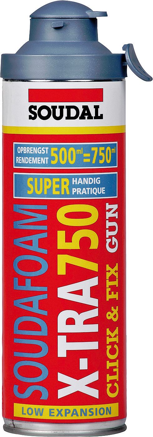 PU PISTOOLSCHUIM SOUDAF. X-TRA 750 500ML