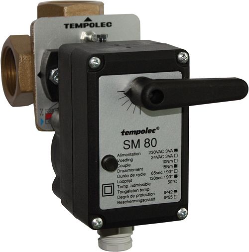 SERVOMOTOR TEMPOLEC SM80 TOT KRAAN 4/4"