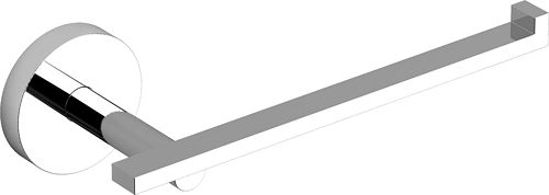 WC PAPIERHOUDER ZND.KLEP FLAT CLOU CHR