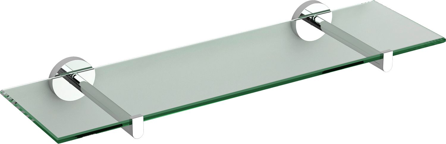 TABLETTE FLAT CLOU 45CM CHROME/CLAIRE
