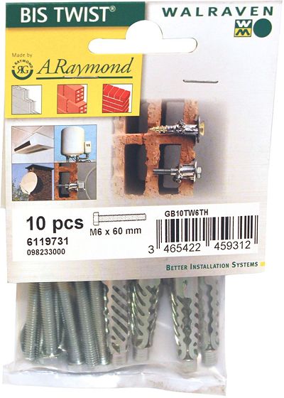 BIS TWIST+METR.SCHR+ROND.M6X60MM DS=10ST